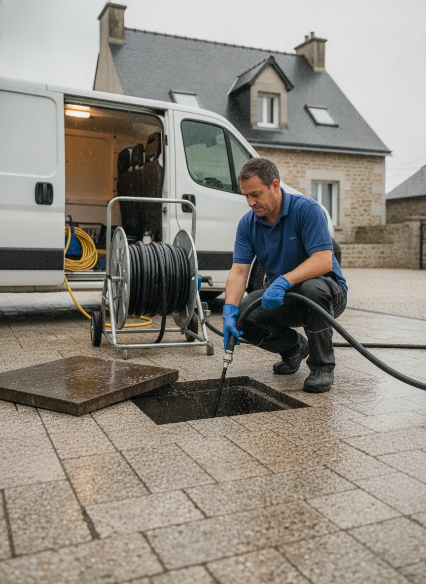 Débouchage canalisation Saint-Herblain – méthode / geste technique